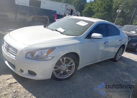 2014 Nissan Maxima 3.5 S z USA, uszkodzony, nr VIN 1N4AA5APXEC444556